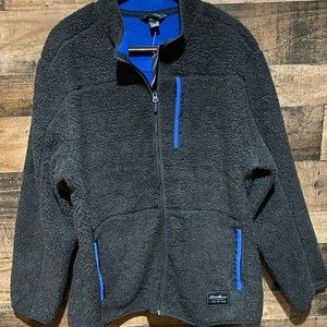 Eddie Bauer $119 NWT Black Sweatshirt Mens Christmas gift idea XL